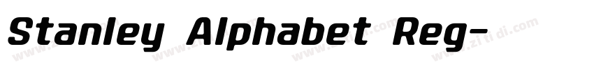 Stanley Alphabet Reg字体转换